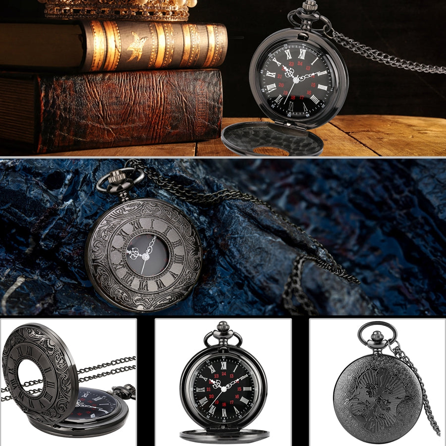 pocket watch black
