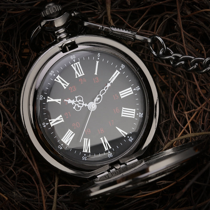 pocket watch black